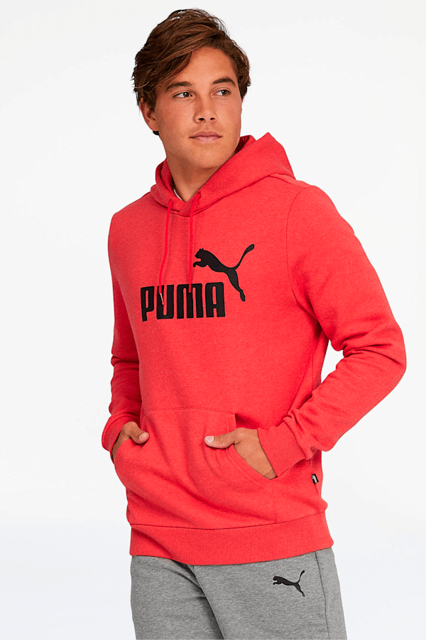Puma essentials hot sale fleece men's hoodie